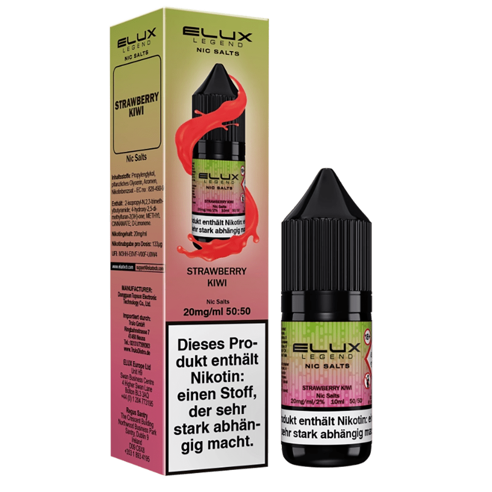 Elux Nikotinsalz - Strawberry Kiwi - Liquid 20mg 10ml 