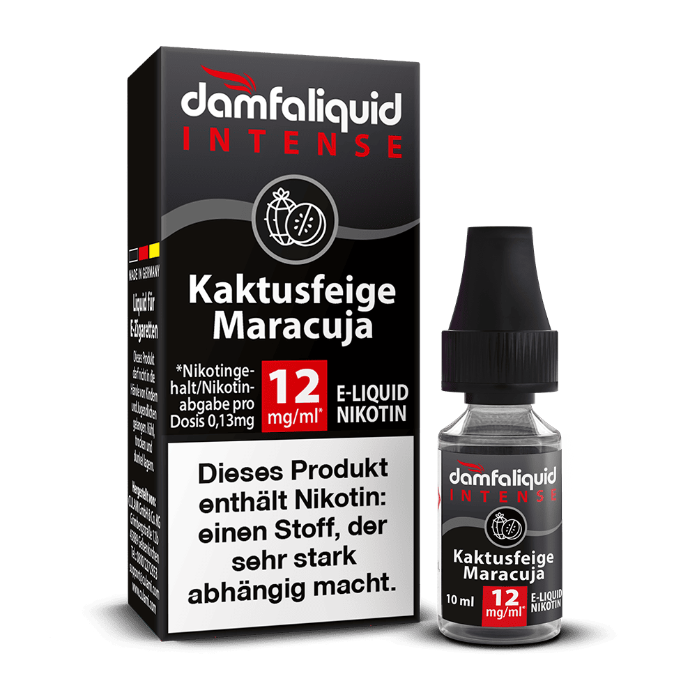 damfaliquid - Kaktusfeige Maracuja 12mg 10ml INTENSE