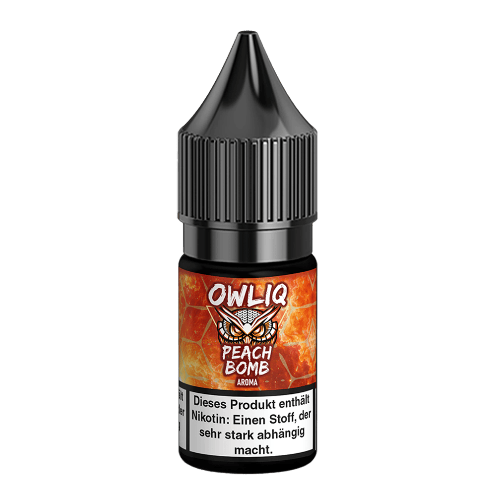 OWLIQ Nikotinsalz - Peach Bomb - 10ml Liquid 10mg  D