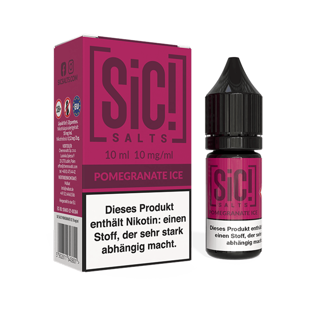 SIC Nikotinsalz - Pomegranate Ice -10ml Liquid 10mg