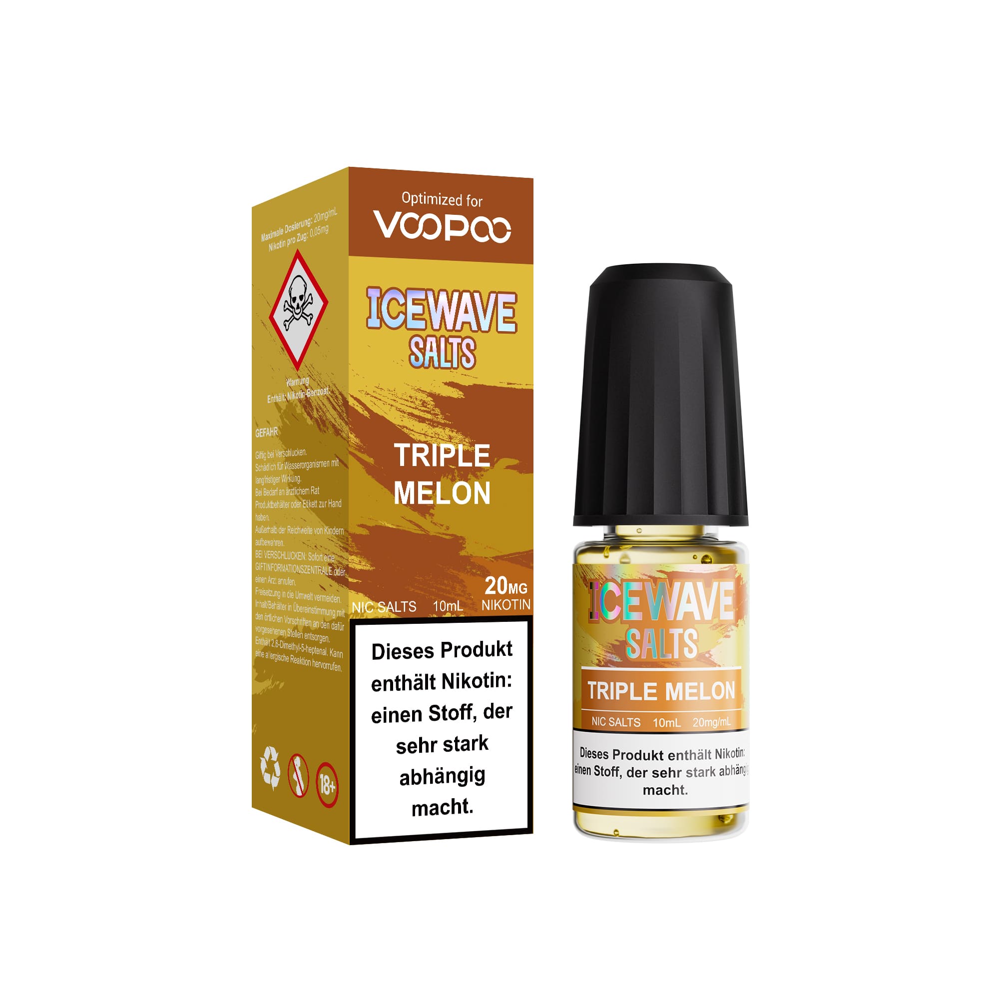 Icewave Nikotinsalz - Triple Melon - 10ml Liquid 20mg 
