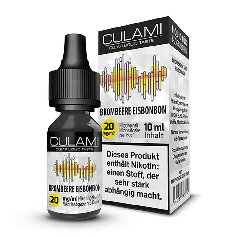 CULAMI Brombeere Eisbonbon 20mg Nikotinsalz 10ml Liquid 