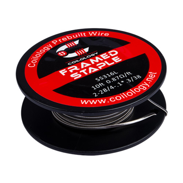 Coilology Framed Staple SS316 Spule (10ft)