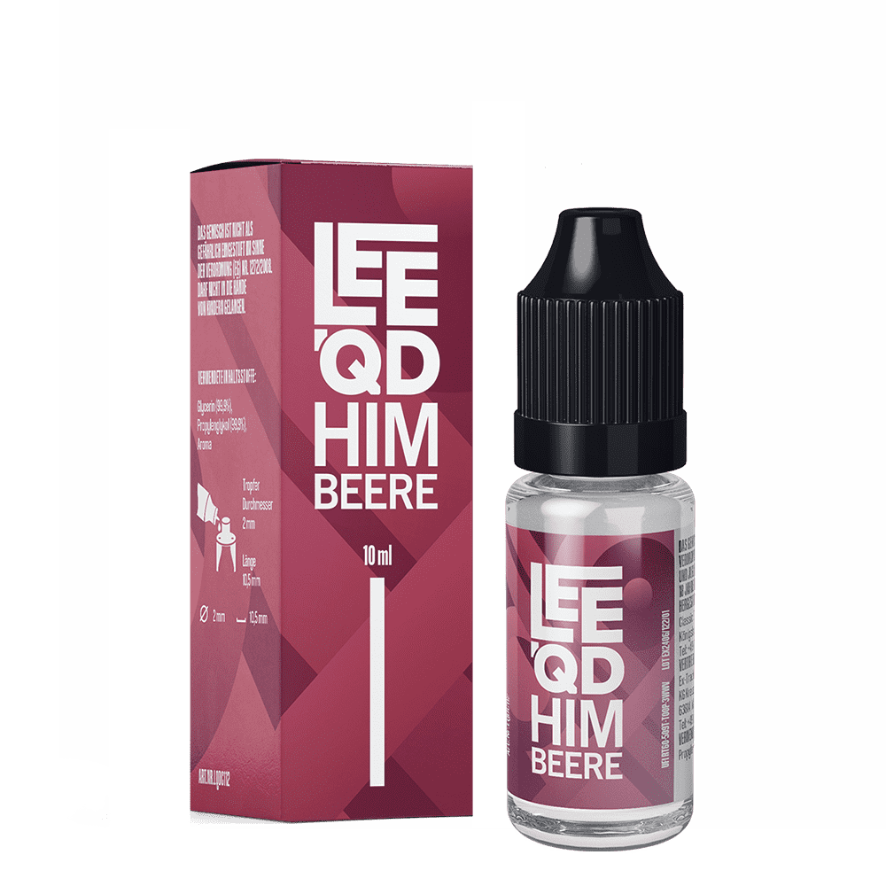 LEEQD Liquid - Fruit Himbeere - 0mg 10ml 