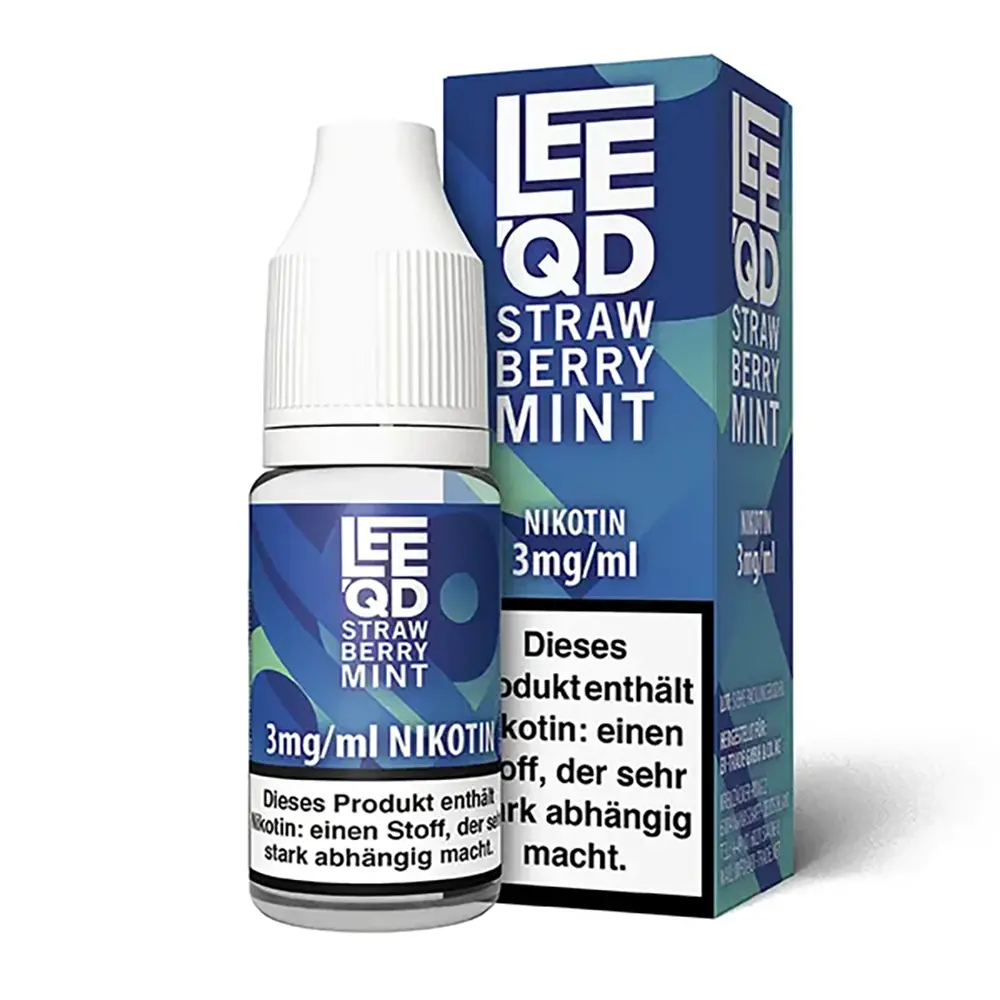 LEEQD Fresh Strawberry Mint 10ml 3mg Liquid 