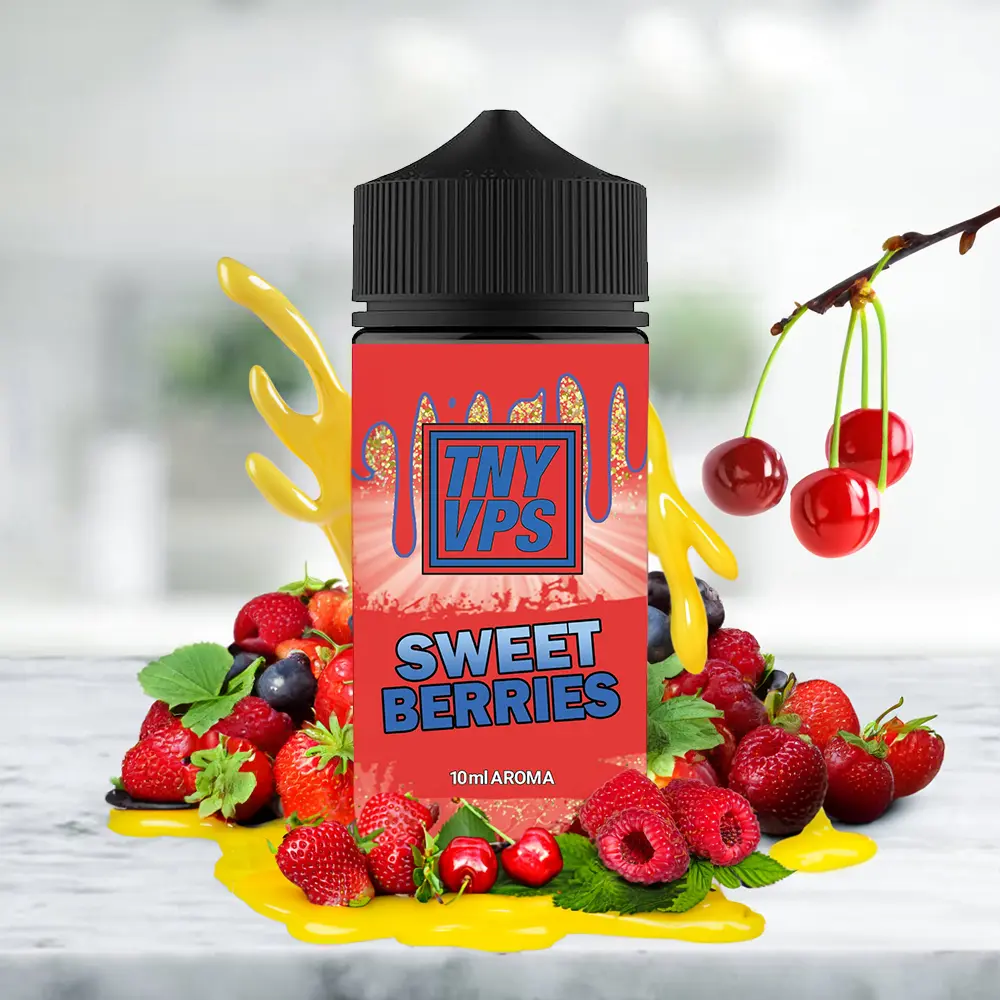 Tony Vapes Aroma Longfill - Sweet Berries - 10ml in 100ml Flasche 