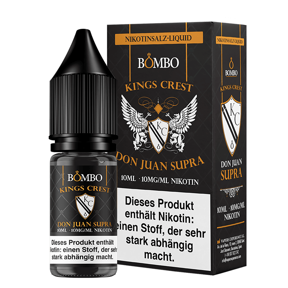 Kings Crest Nikotinsalz - Don Juan Supra - 10ml Liquid 10mg 