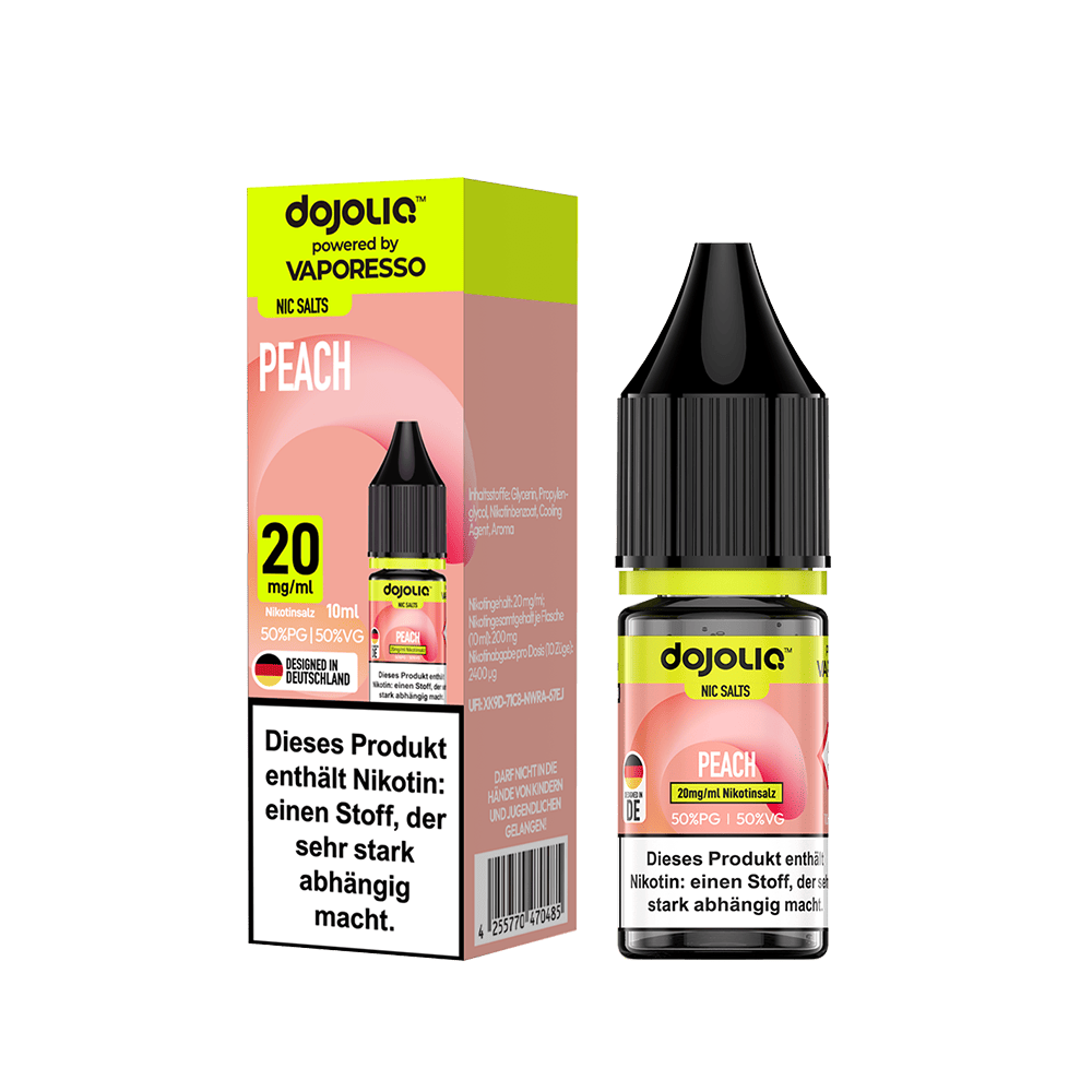 Dojoliq Nikotinsalz - Peach - 10ml Liquid 20mg
