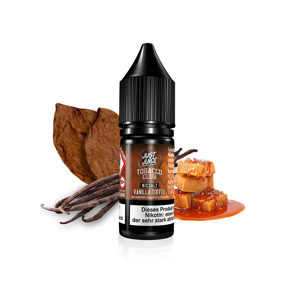 Just Juice Nikotinsalz - Tobacco Vanilla Toffee - 10ml 11mg 