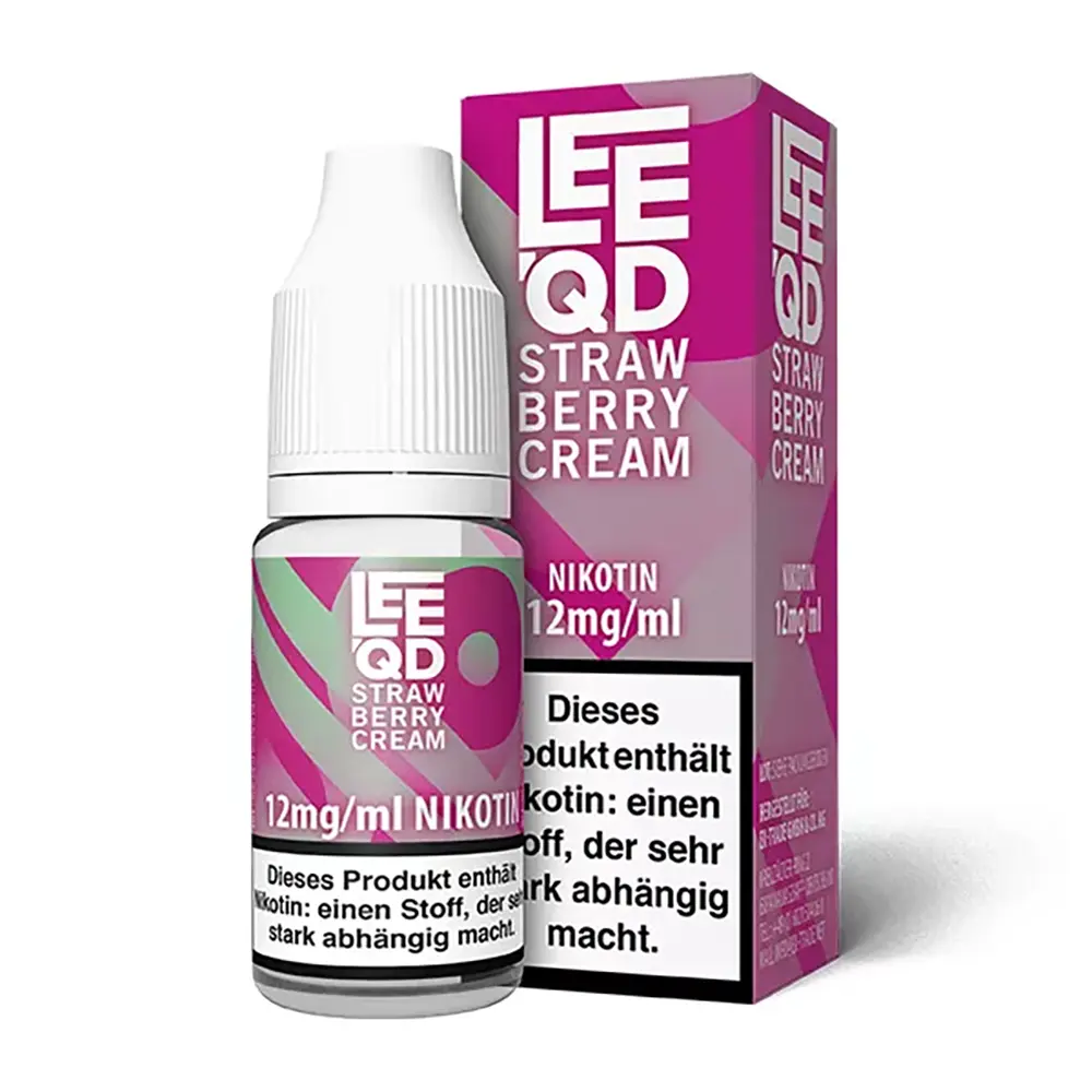 LEEQD Crazy Strawberry Cream 10ml 12mg Liquid 