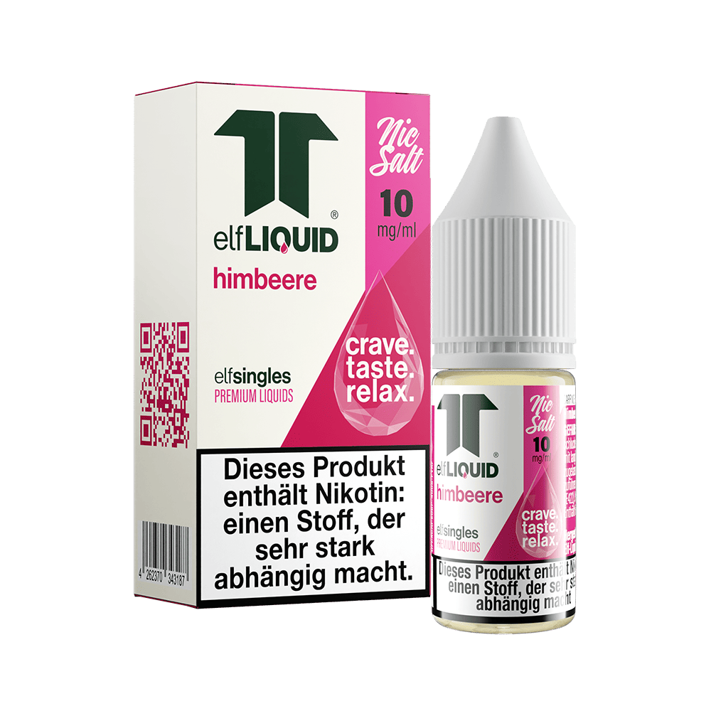Elf-Liquid Nikotinsalz - Himbeere - 10ml Liquid 10mg