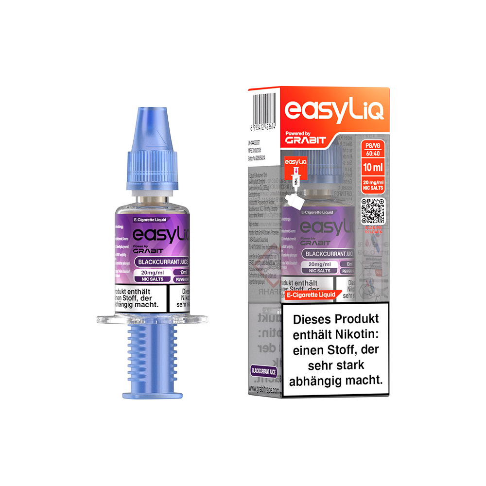 Grabit EasyLiQ - Blackcurrant Juice - 20mg 10ml  D