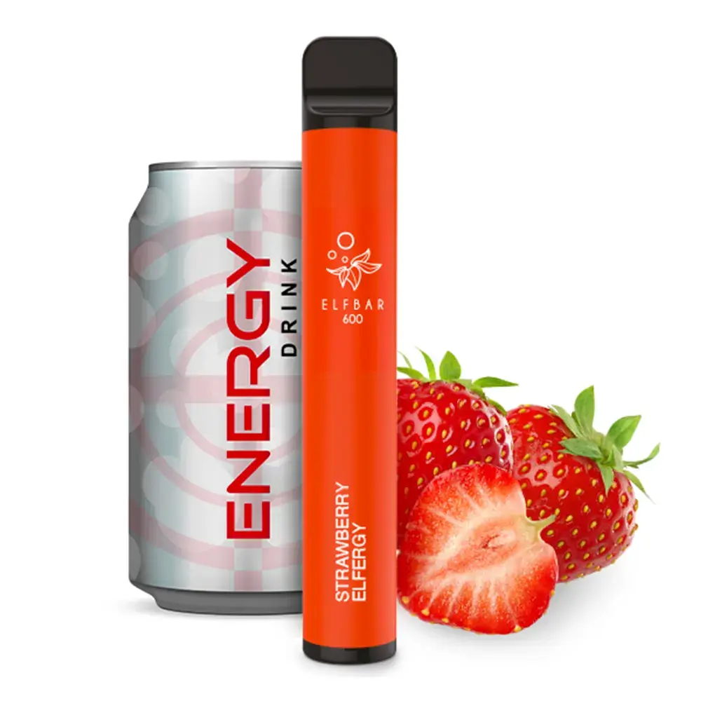 Elfbar 600 Strawberry Elfergy 20mg Nic Salz 