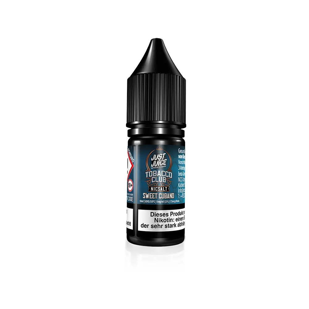 Just Juice Nikotinsalz - Tobacco Sweet Cubano - 10ml 11mg 
