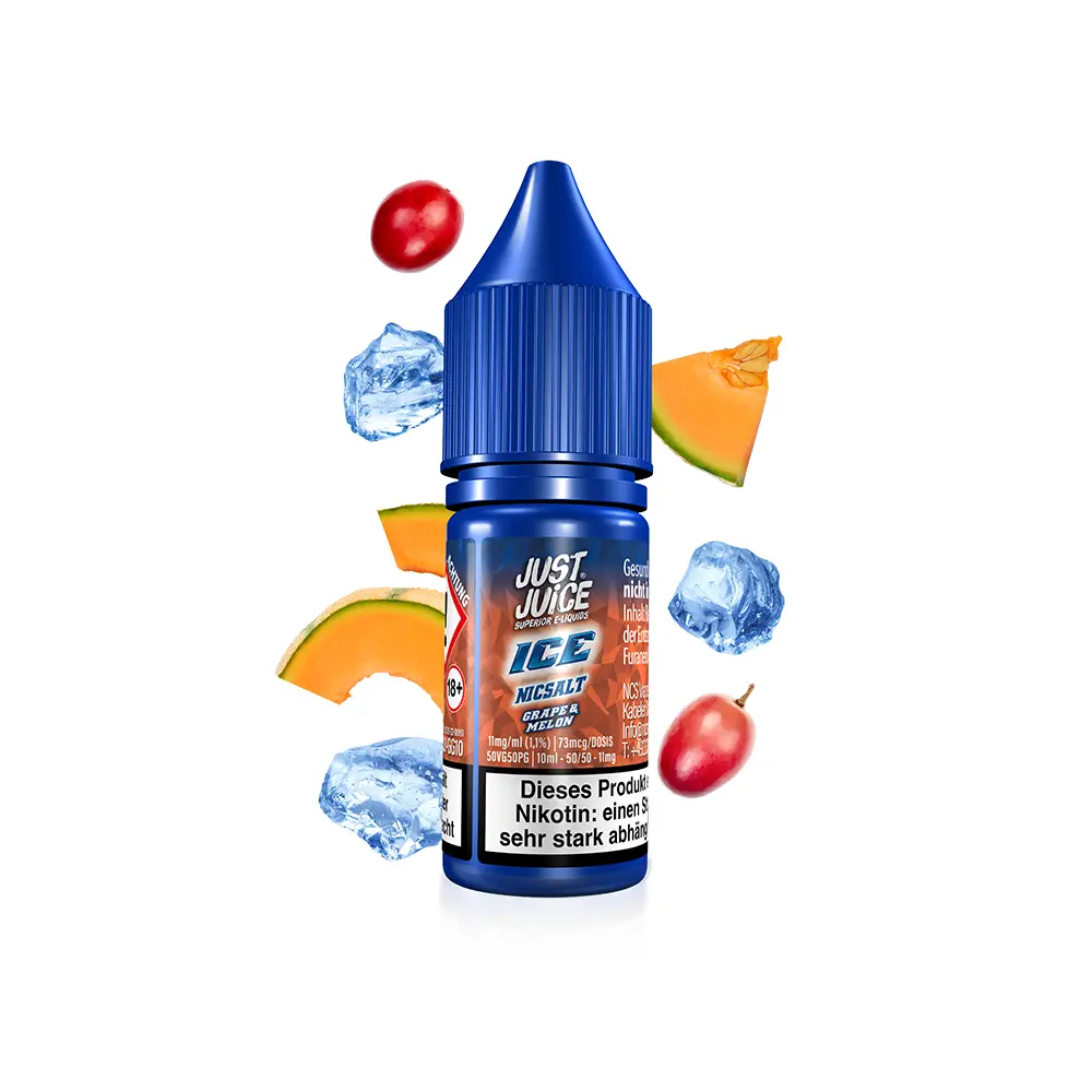 Just Juice Nikotinsalz - Grape & Melon ICE - 10ml 11mg 