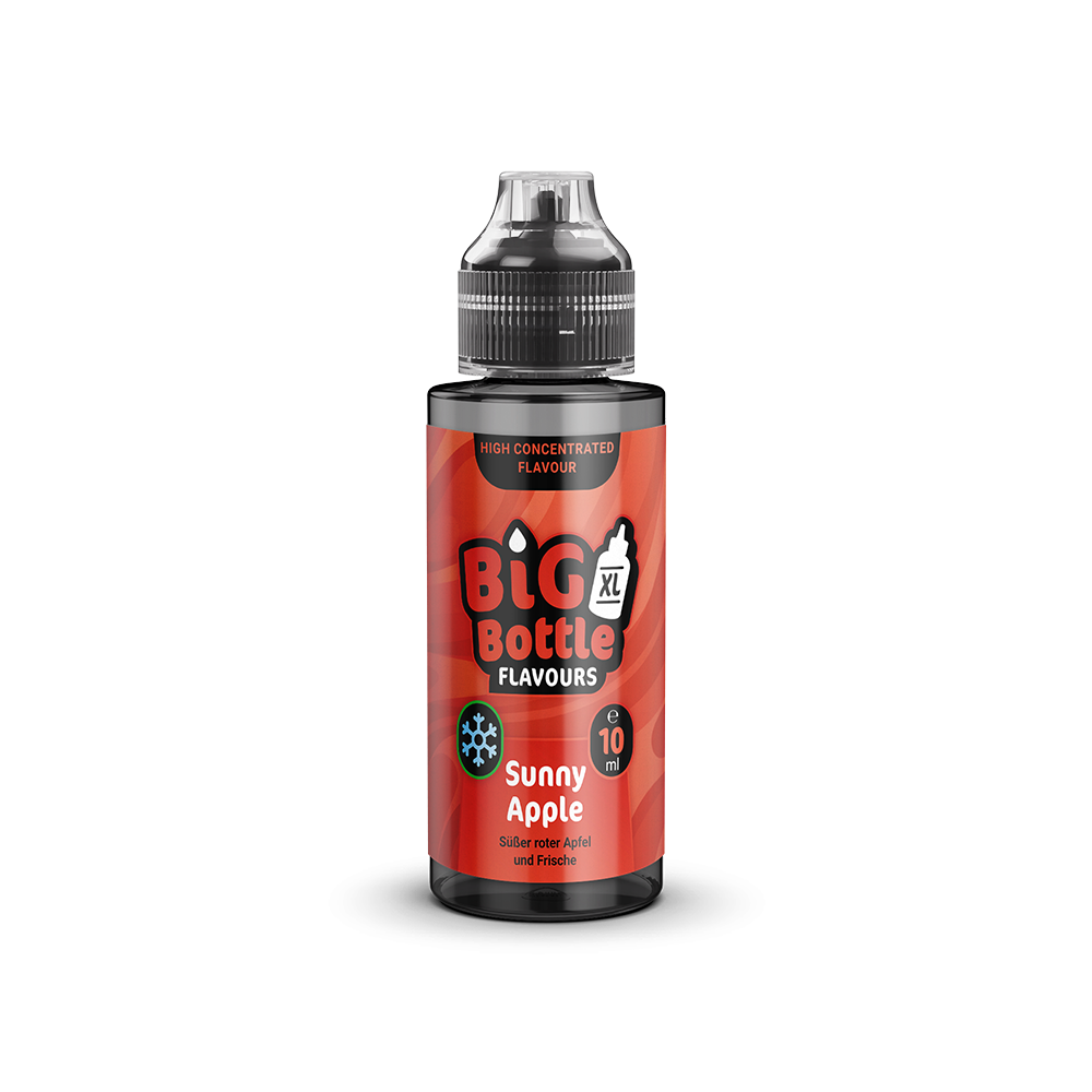 Big Bottle Flavours Longfill - Sunny Apple - 10ml Aroma in 120ml Flasche  D