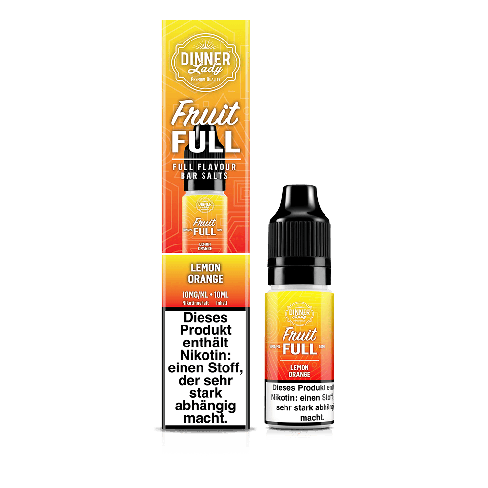 Dinner Lady Fruit Full Nikotinsalz - Lemon Orange - 10ml Liquid 10mg