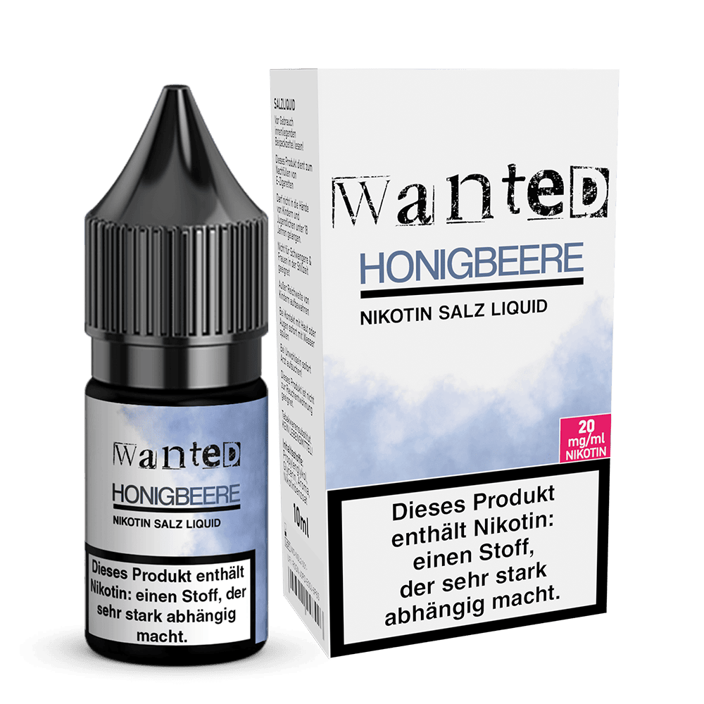 Wanted Nikotinsalz - Honigbeere - Overdosed 10ml Liquid 20mg  D