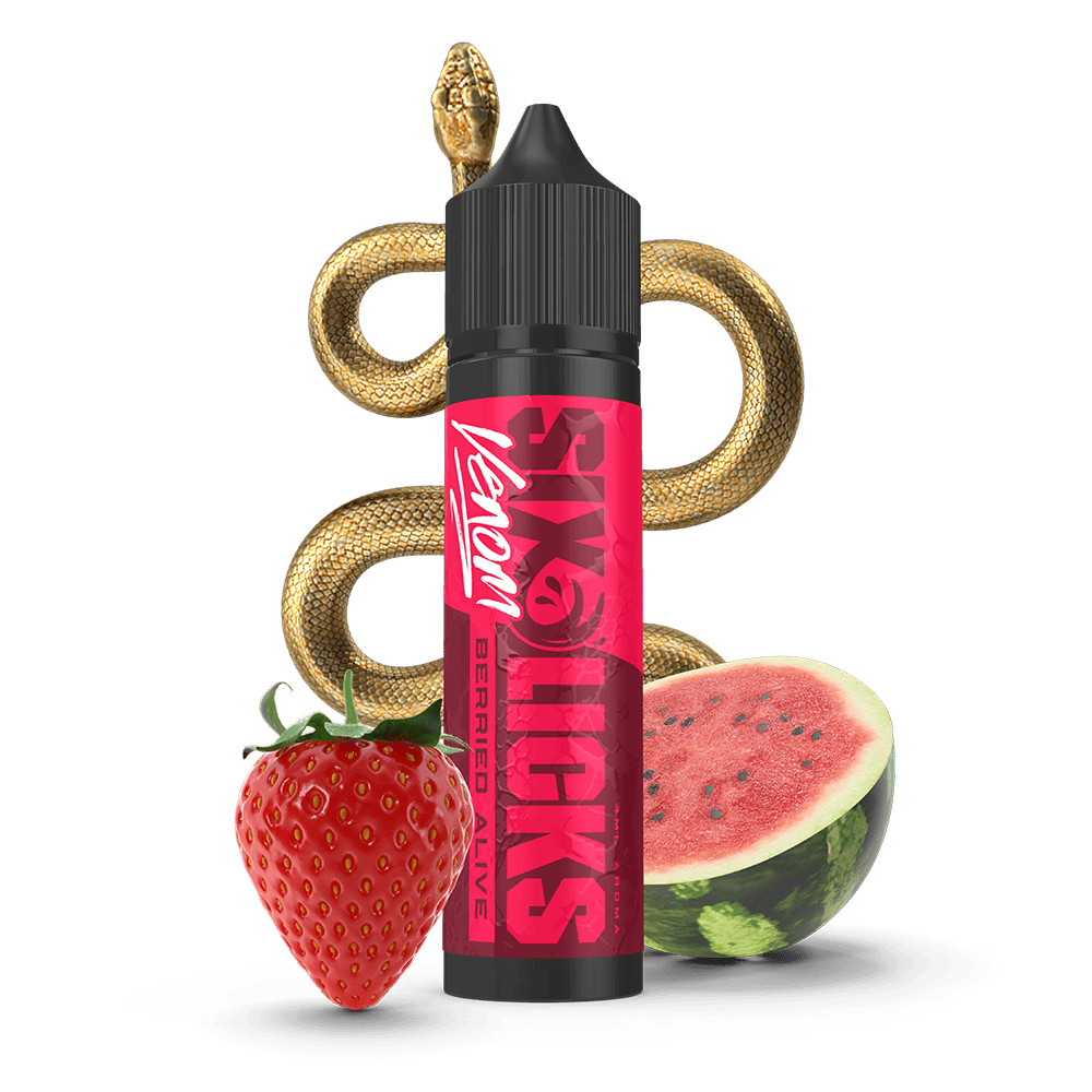 Six Licks Venom Longfill - Berried Alive - 4ml in 60ml Flasche 