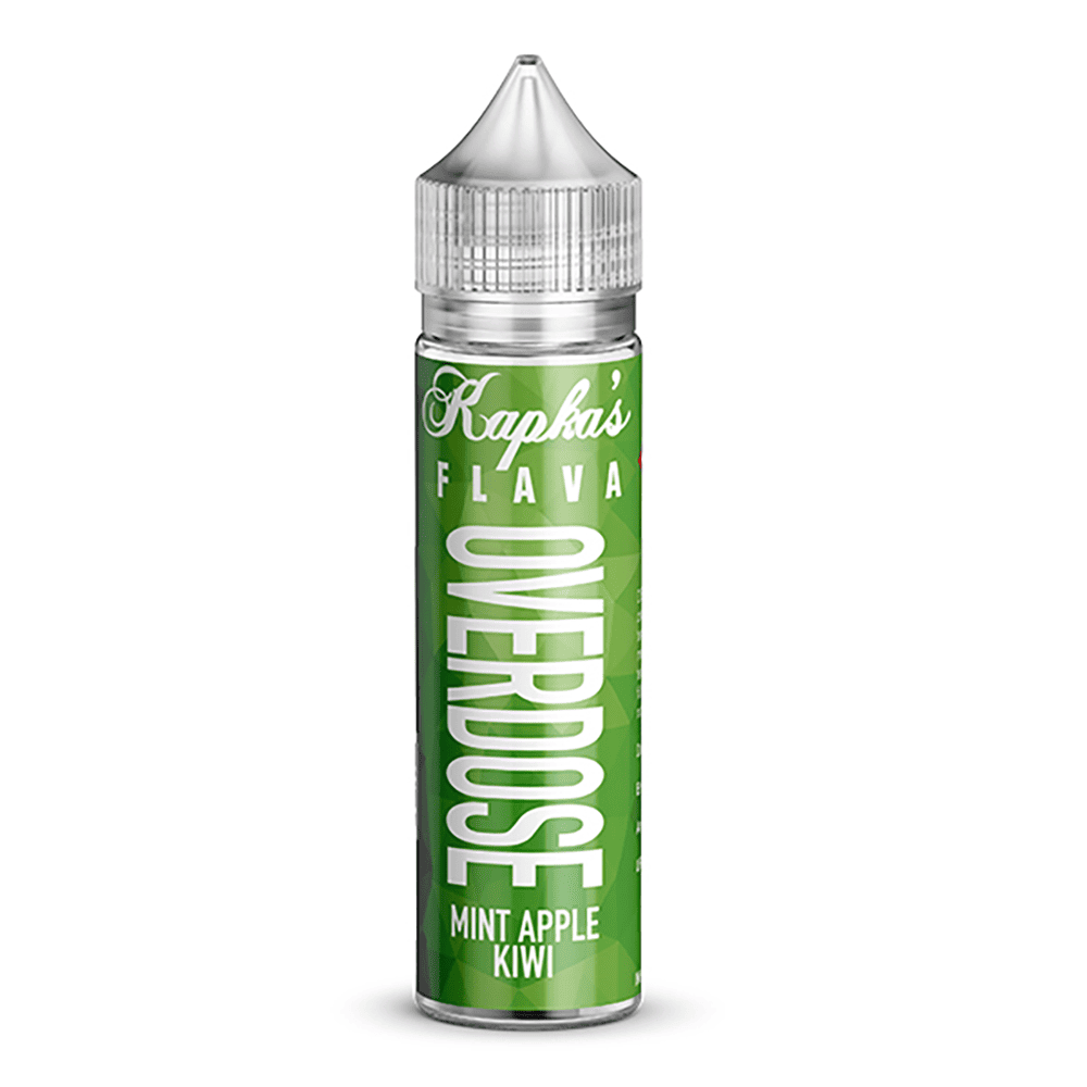 Kapka`s Aroma Longfill - Mint Apple Kiwi Overdose - 6ml Aroma in 60ml Flasche  D
