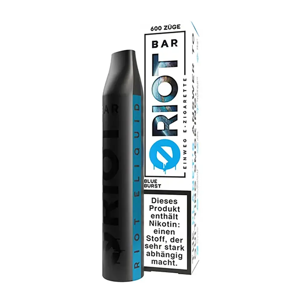 RIOT Bar Blue Burst 10mg/ml Hybrid Nikotin Einweg 