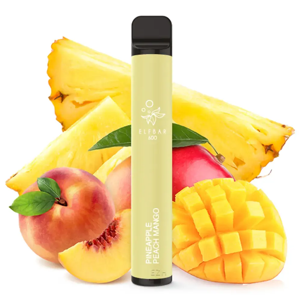 Elfbar 600 Pineapple Peach Mango Nikotinfrei 