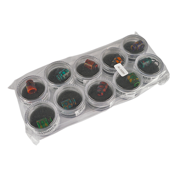 510er Mundstück  Epoxidharz mehrfarbig