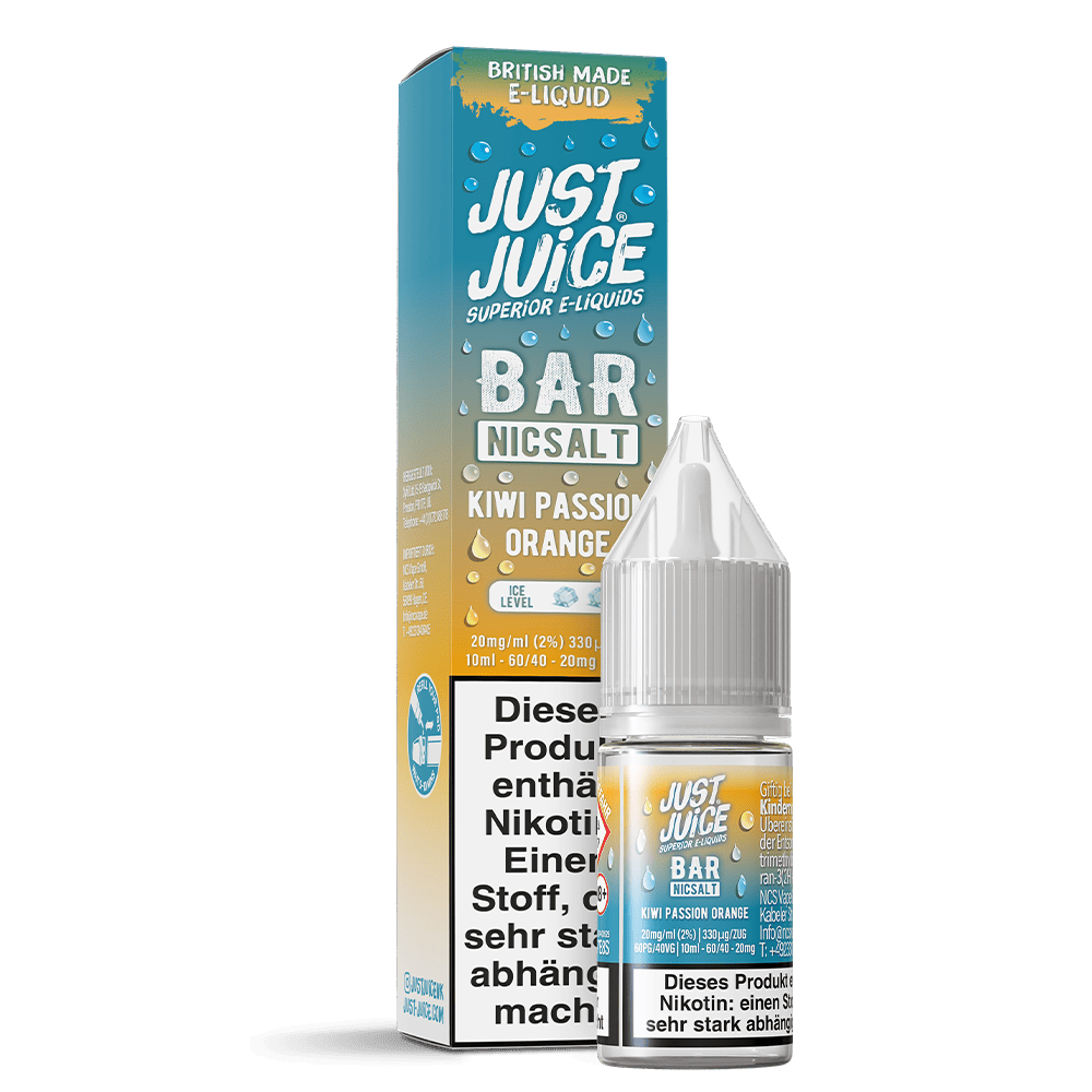 Just Juice Nikotinsalz - Kiwi Passion Orange - 10ml Liquid 20mg  C