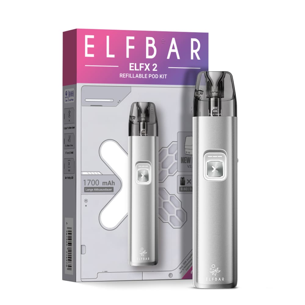 Elfbar ELFX 2 Titanium Silver