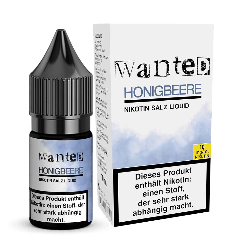 Wanted Nikotinsalz - Honigbeere - Overdosed 10ml Liquid 10mg  D