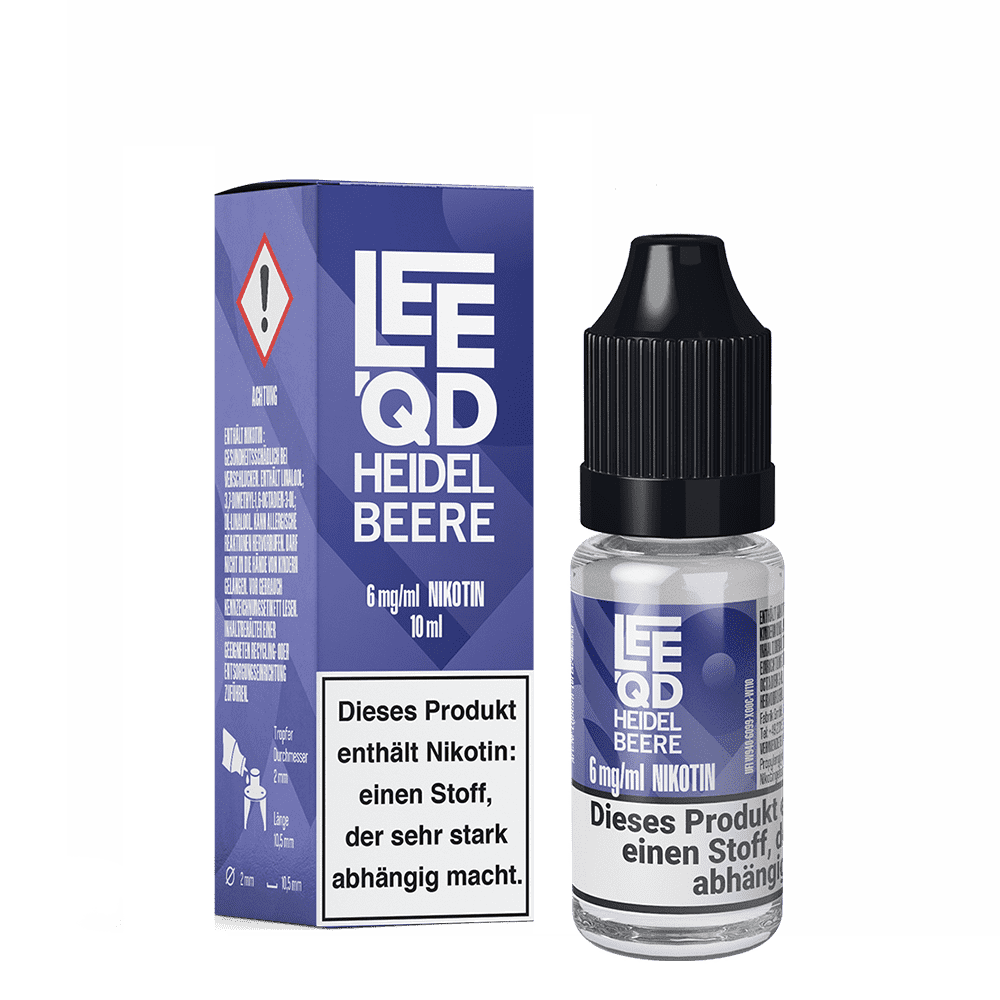 LEEQD Liquid - Fruit Heidelbeere - 6mg 10ml 