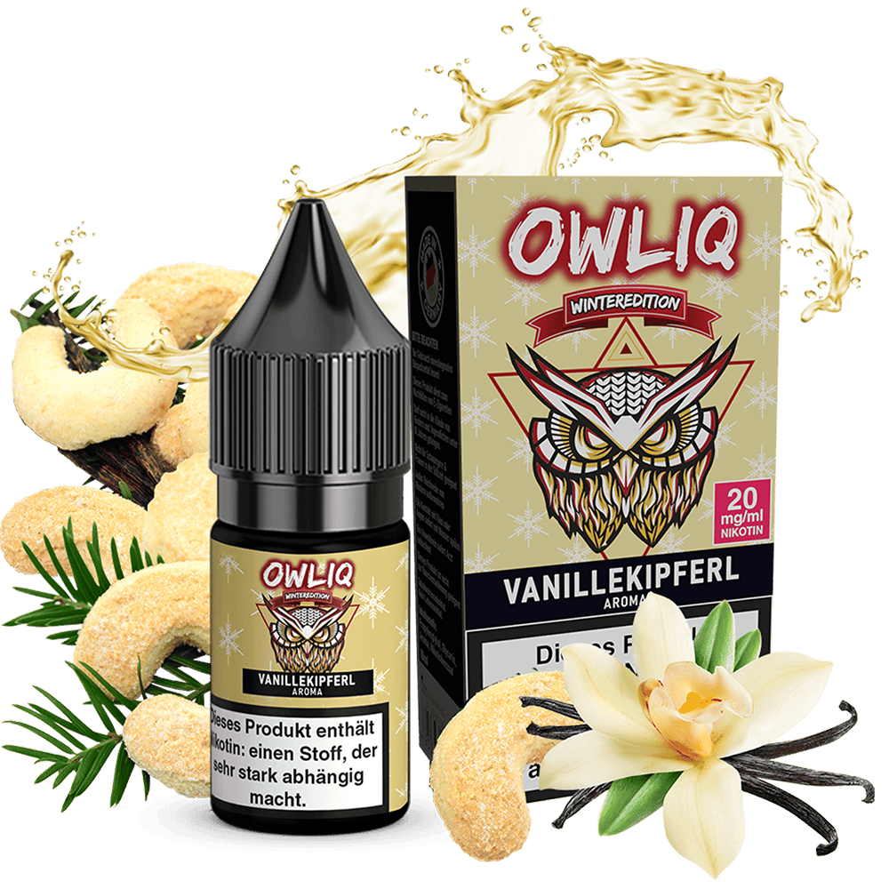 OWLIQ Nikotinsalz - Vanillekipferl - 10ml Liquid 20mg