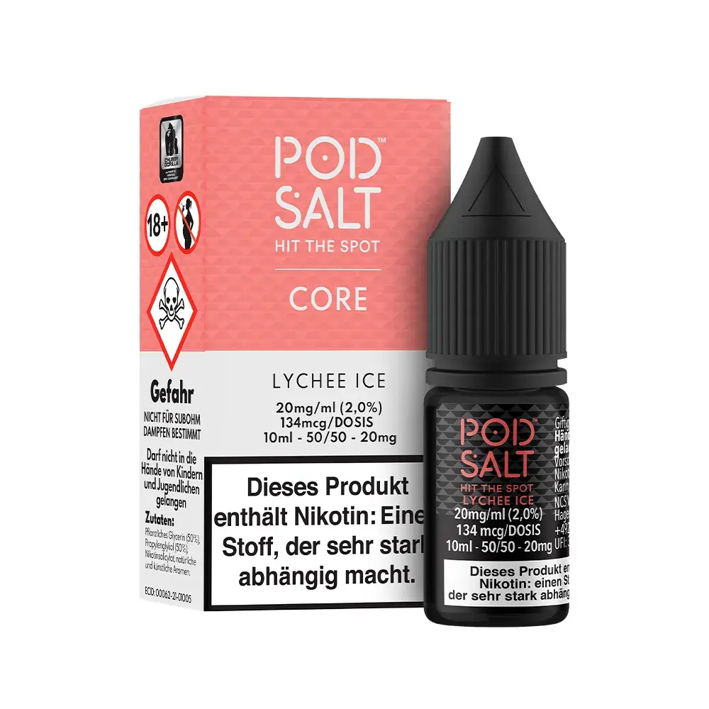 Pod Salt Core Lychee Ice 10ml 20mg 