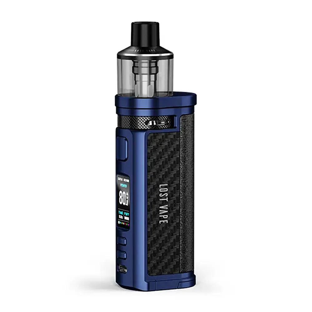 Lost Vape Centaurus Q80 Kit Sierra Blue Carbon Fiber