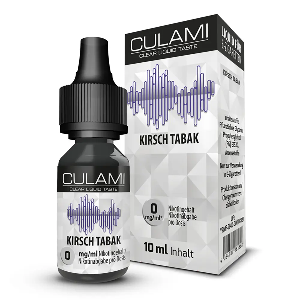 CULAMI Kirsch Tabak 0mg 10ml Liquid 