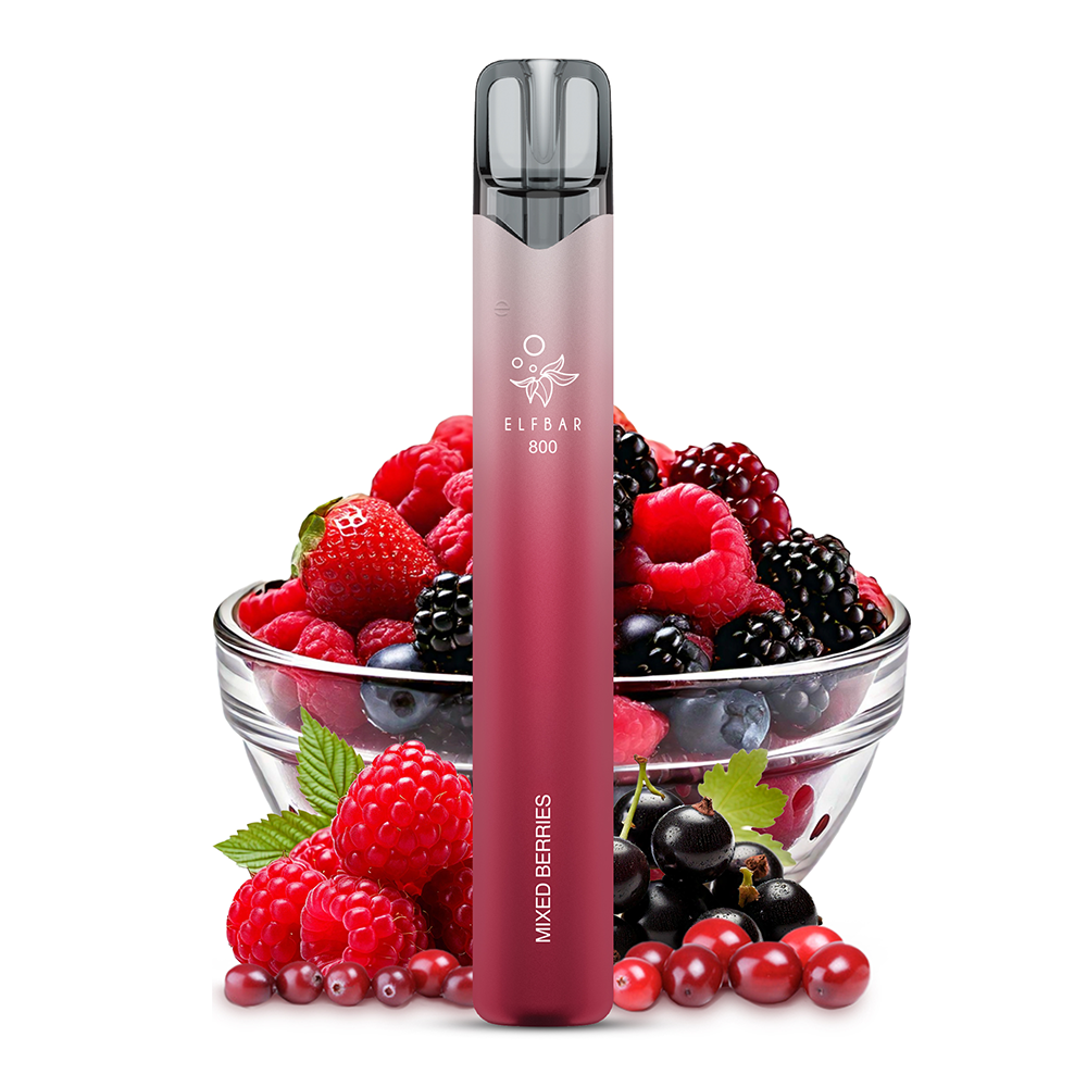 Elfbar 800 Einweg E-Zigarette - Mixed Berries - 0mg  C