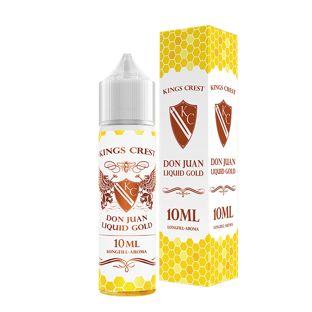 Kings Crest Longfill - Don Juan Liquid Gold - 10ml in 60ml Flasche 