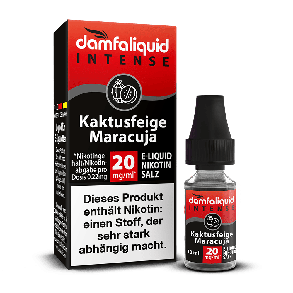 damfaliquid Nikotinsalz - Kaktusfeige Maracuja 20mg 10ml INTENSE