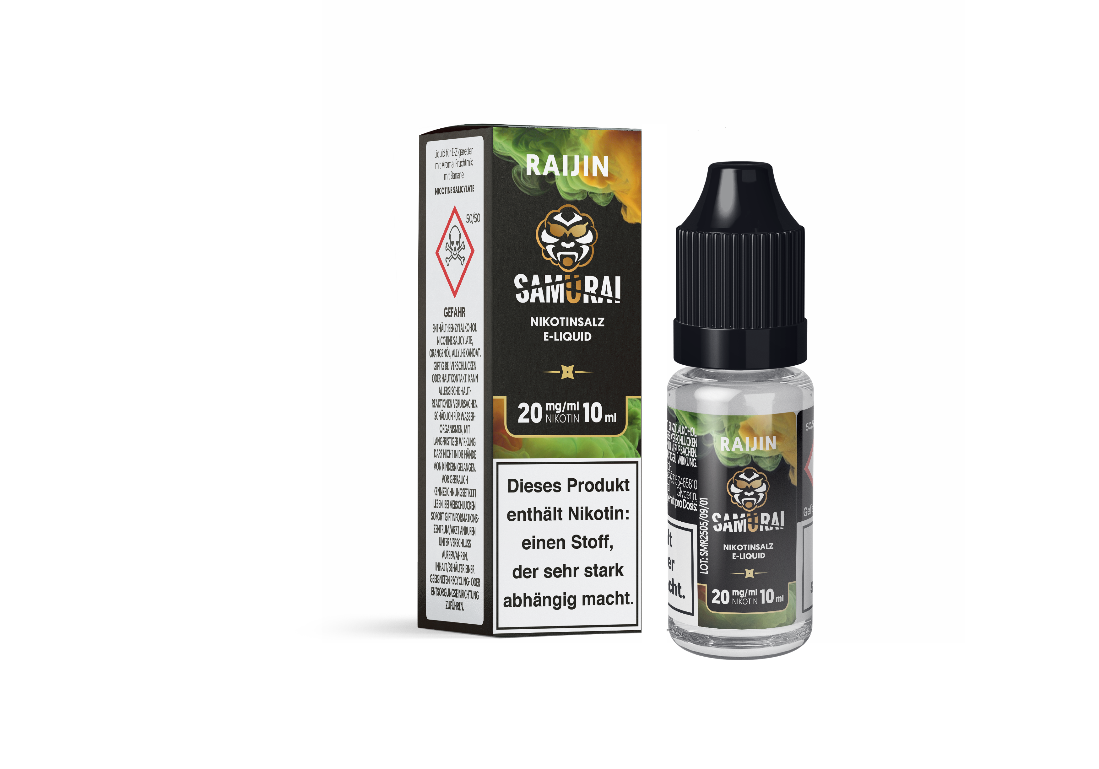 Samurai Nikotinsalz - Raijin - Liquid 20mg