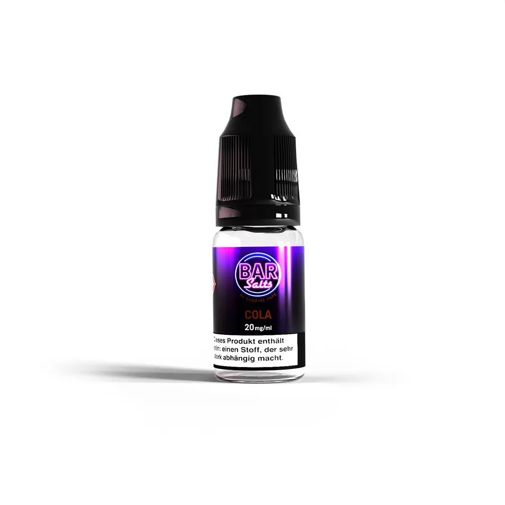 Bar Salts Cola 10ml Nic Salt Liquid by Vampire Vape 20mg 