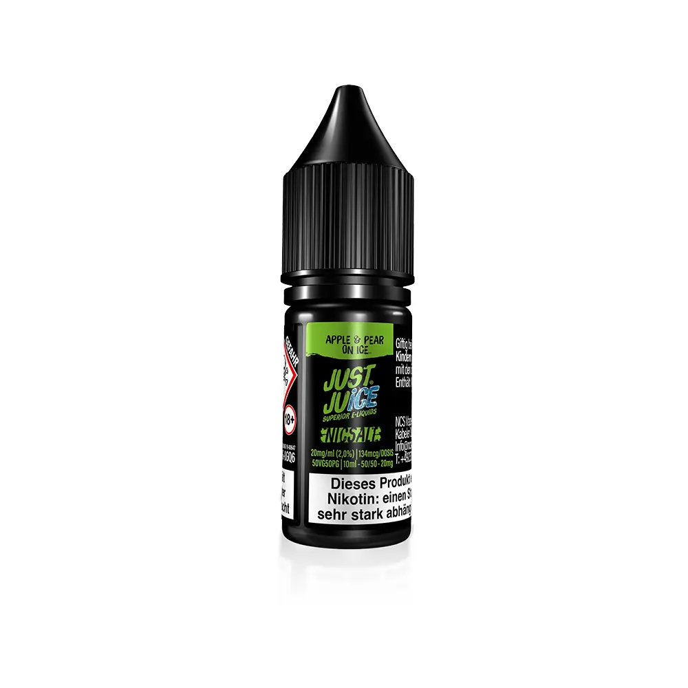 Just Juice Nikotinsalz - Apple & Pear ON ICE - 10ml 20mg 