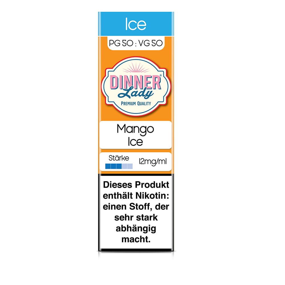 Dinner Lady Liquid - Mango Ice - 50/50 10ml 12mg 