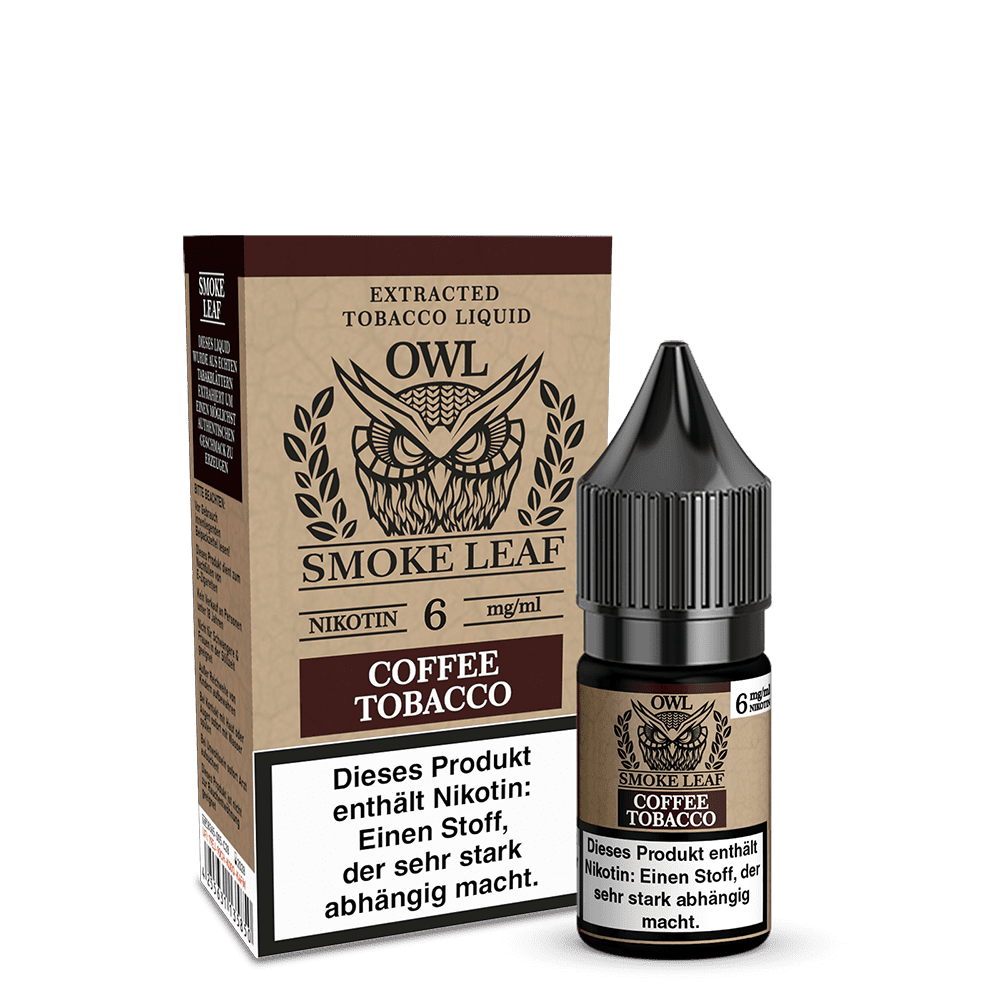 OWL Smoke Leaf Liquid - Coffee Tobacco - 10ml 6mg  C