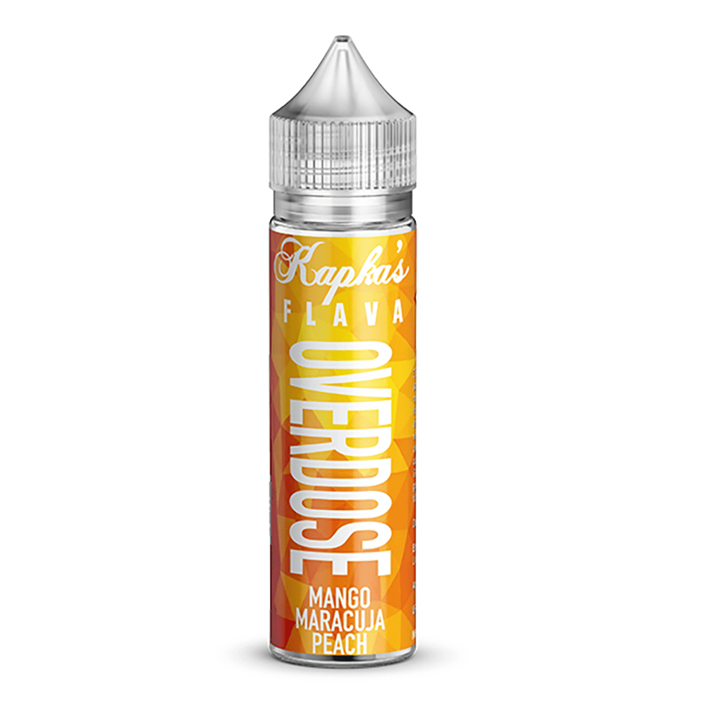 Kapka`s Aroma Longfill - Mango Maracuja Peach Overdose - 6ml Aroma in 60ml Flasche  D