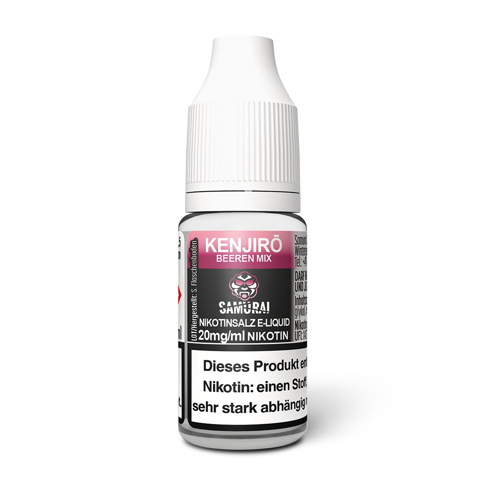 Samurai Nikotinsalz - Kenjiro Beeren Mix - Liquid 20mg 10ml 