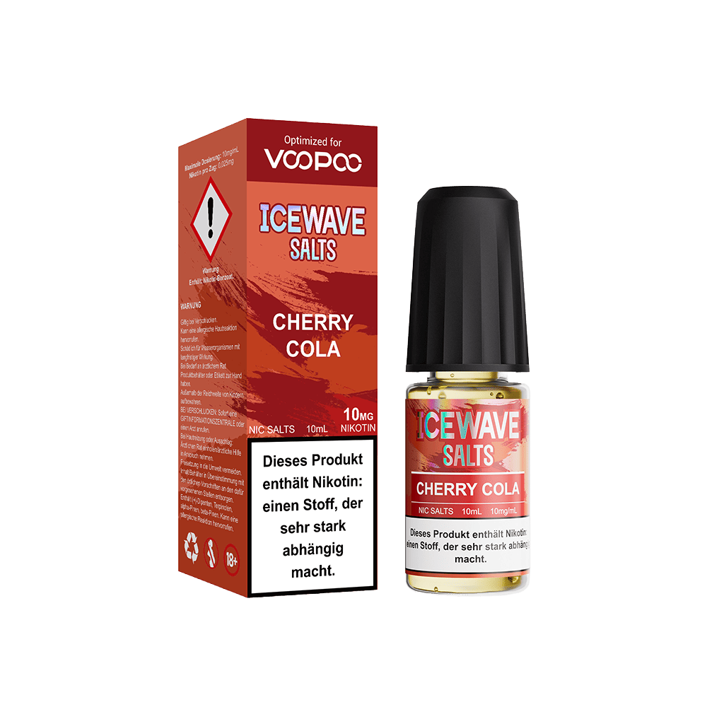 Icewave Nikotinsalz - Cherry Cola - 10ml Liquid 10mg 