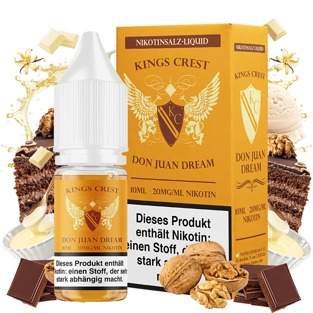 Kings Crest Nikotinsalz - Don Juan Dream - 10ml Liquid 20mg 