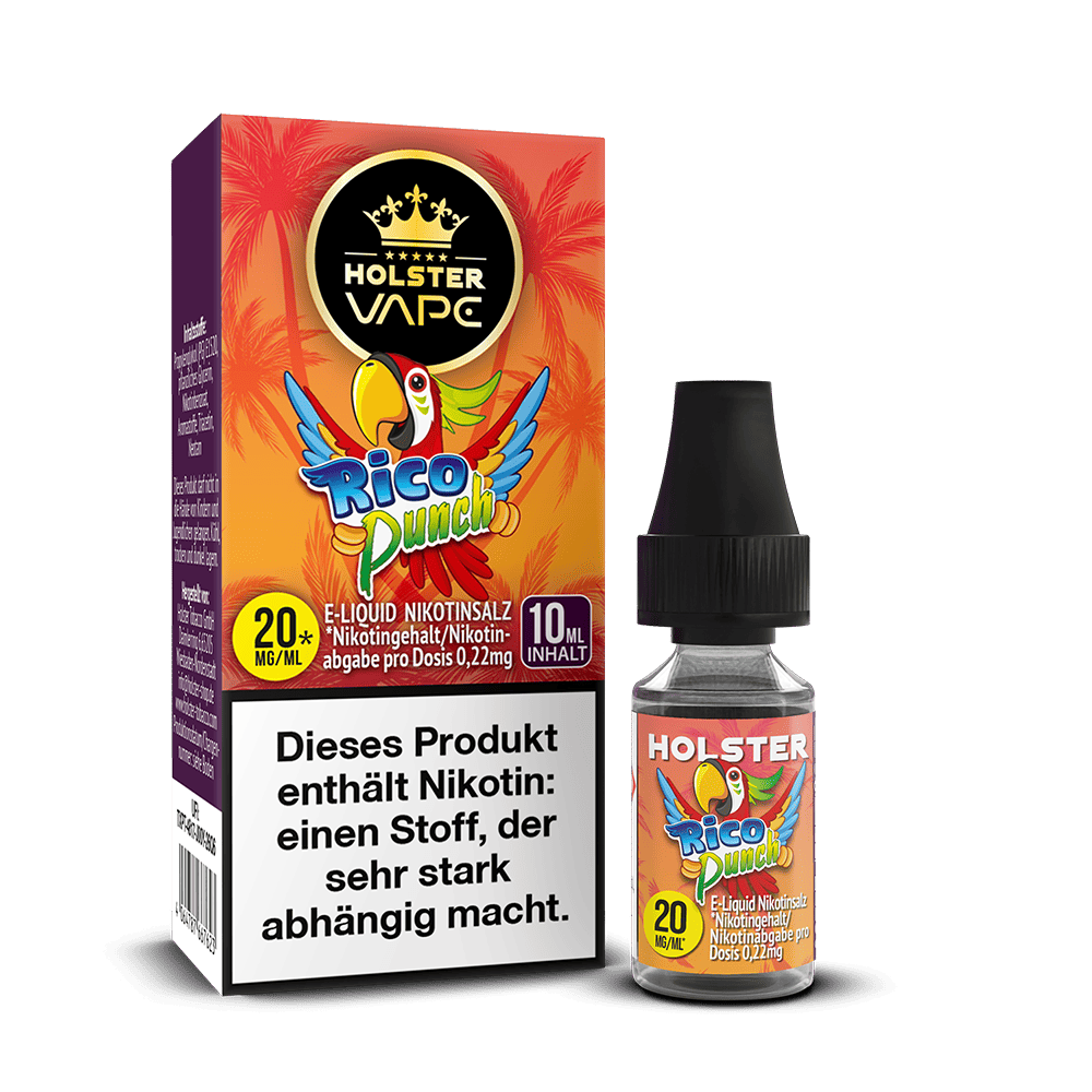 Holster Nikotinsalz - Rico Punch - Liquid 20mg 10ml