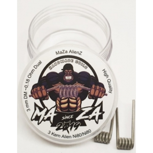 Maza Handmade Coils - Alienz ca 0.18 Ohm Dual