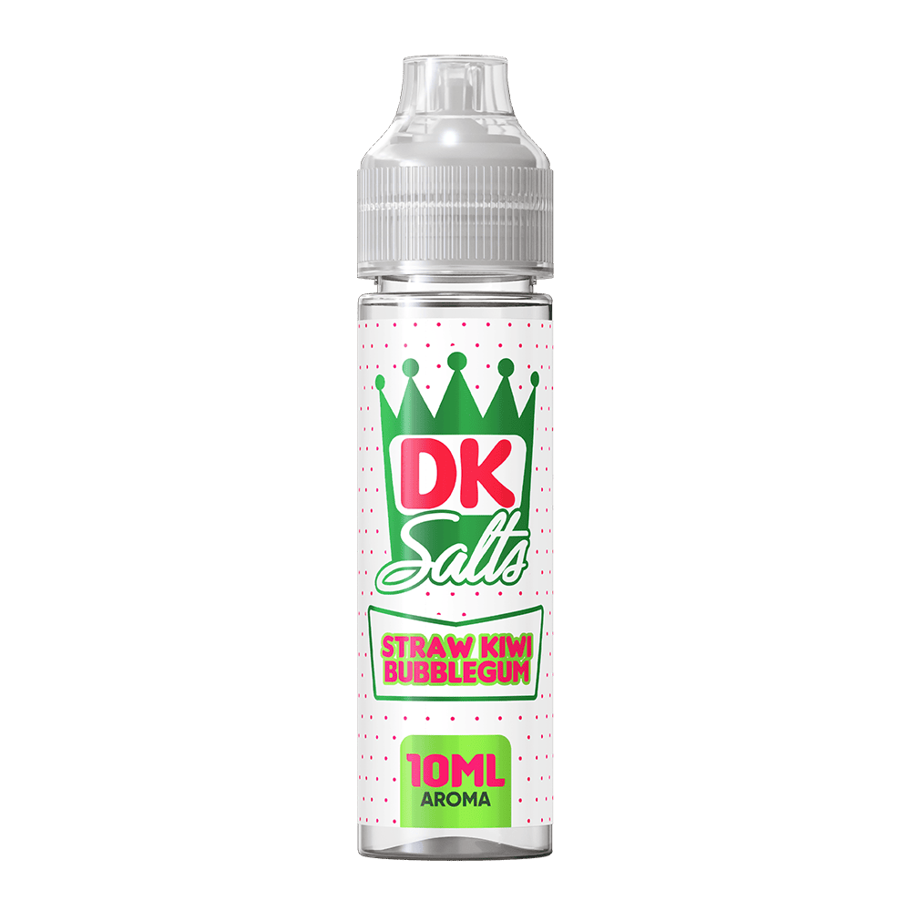 DK Salts Longfill - Straw Kiwi Bubblegum - 10ml Aroma in 60 ml Flasche  D